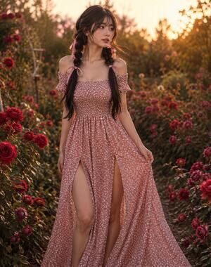 Farmers Market Stroll mauve off shoulder smocked flowy maxi dress